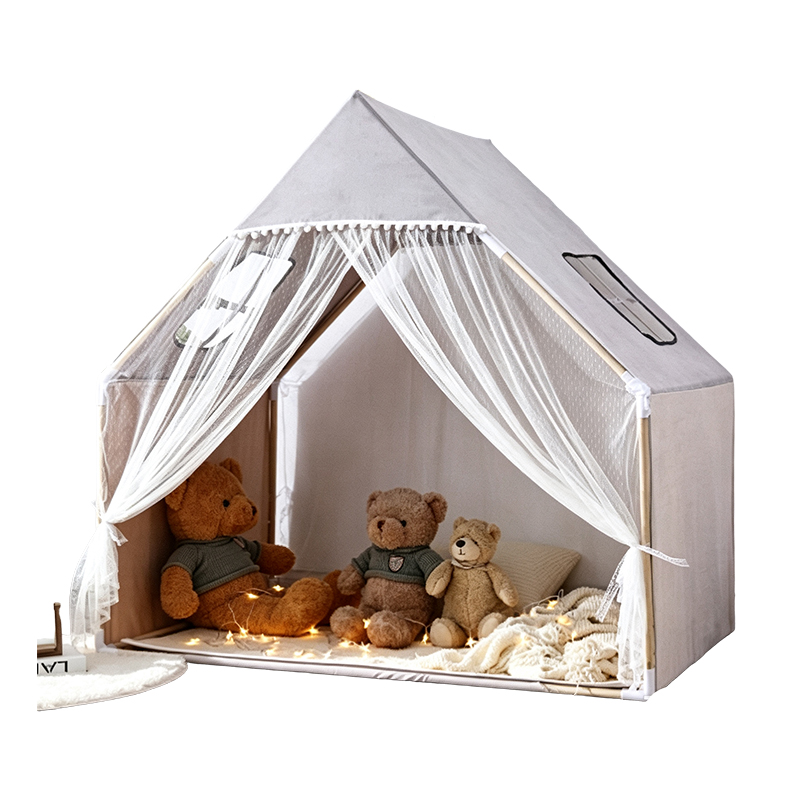 Tienda de campaña infantil con cortinas de malla DEL-A052